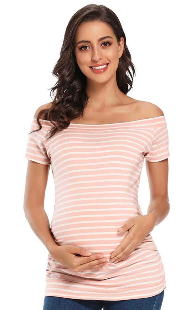 Blusa de maternidad hombros descubiertos